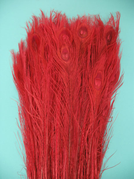 BLEACH DYED RED 35-40' PER 100