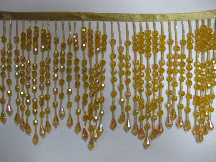 GLASS BEADED FRINGE GLASS BEADED FRINGE