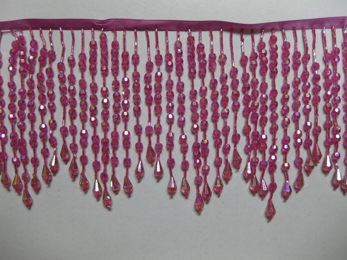 GLASS BEADED FRINGE GLASS BEADED FRINGE