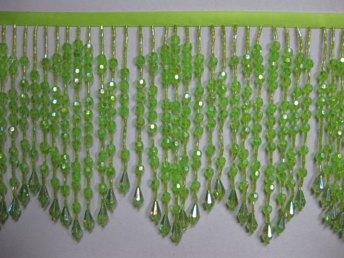 GLASS BEADED FRINGE GLASS BEADED FRINGE