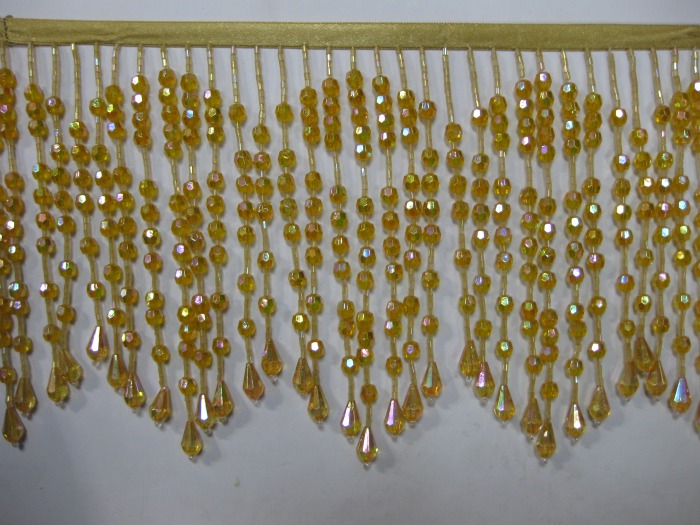GLASS BEADED FRINGE GLASS BEADED FRINGE