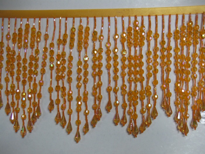 GLASS BEADED FRINGE GLASS BEADED FRINGE