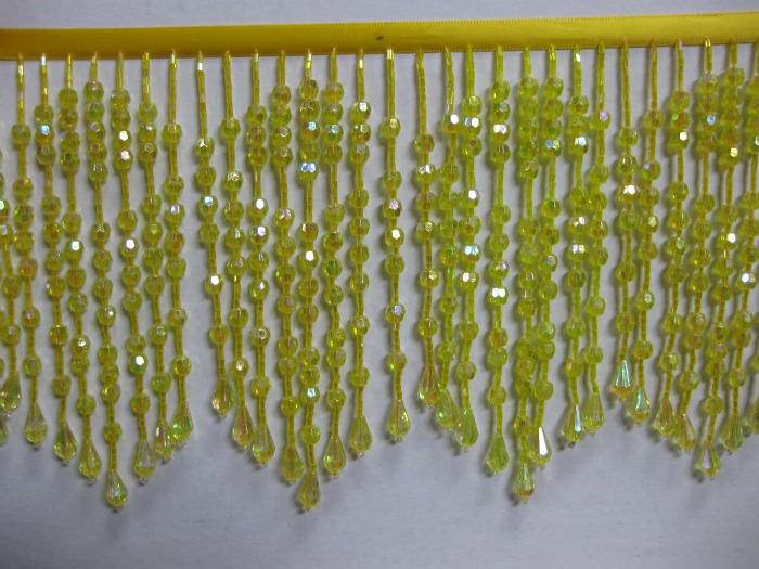 GLASS BEADED FRINGE GLASS BEADED FRINGE