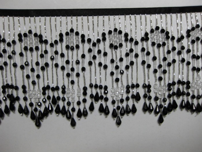GLASS BEADED FRINGE GLASS BEADED FRINGE