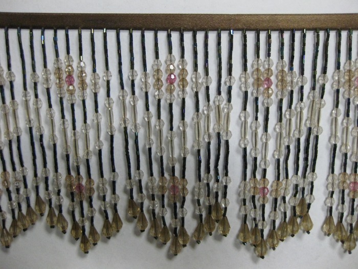 GLASS BEADED FRINGE GLASS BEADED FRINGE