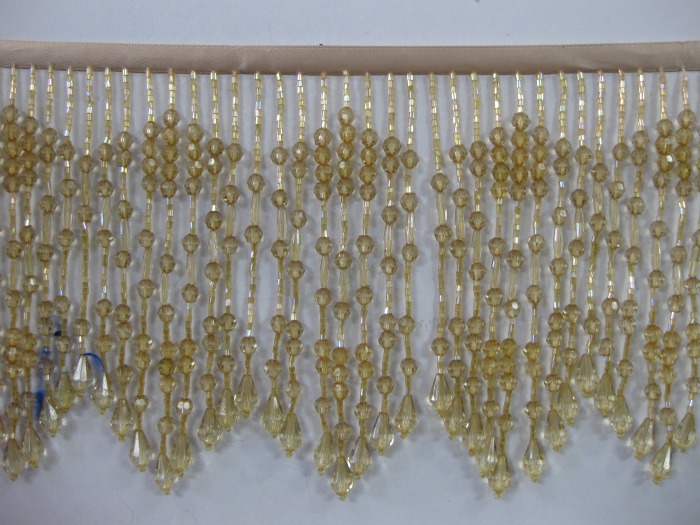 GLASS BEADED FRINGE GLASS BEADED FRINGE