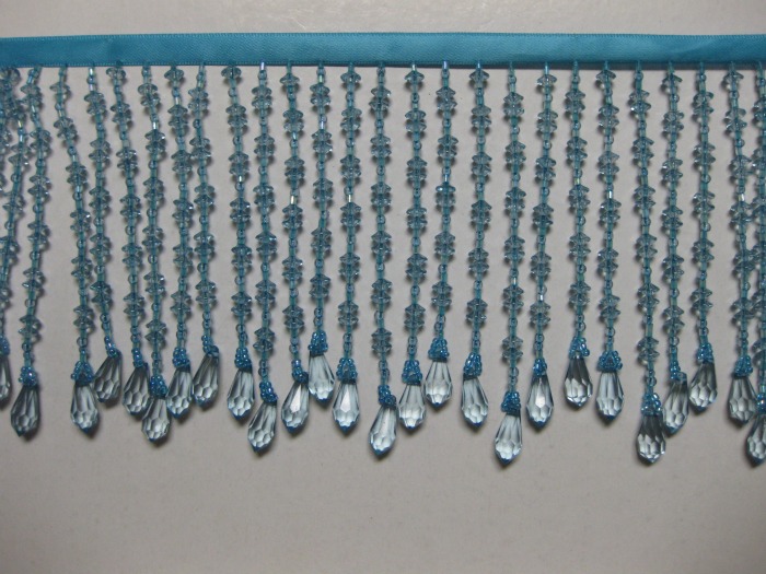 GLASS BEADED FRINGE GLASS BEADED FRINGE