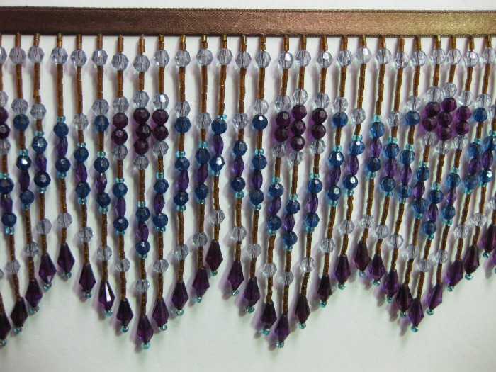 GLASS BEADED FRINGE GLASS BEADED FRINGE