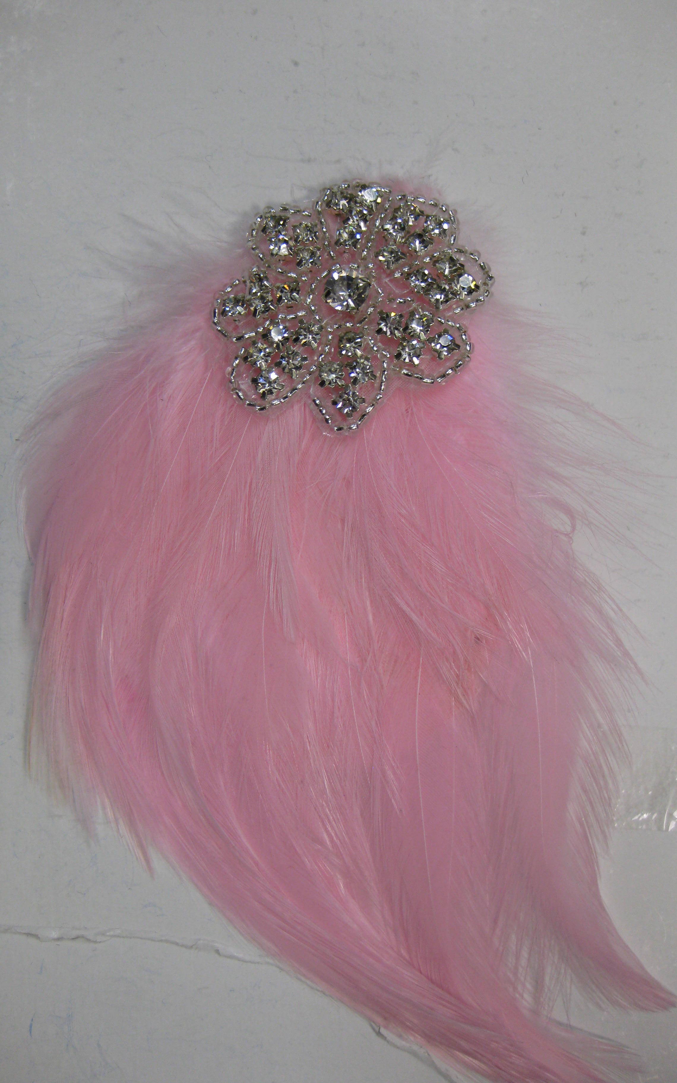 FEATHER PAD RHINESTONE FEATHER PAD RHINESTONE