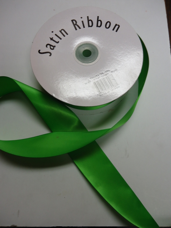 Satin Ribbon 1 1/2 GREEN