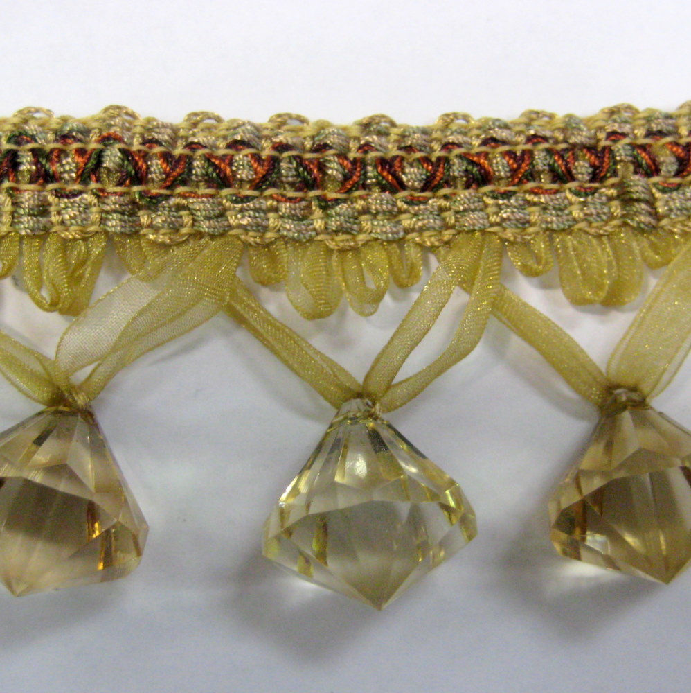 GLASS BEADED FRINGE GLASS BEADED FRINGE