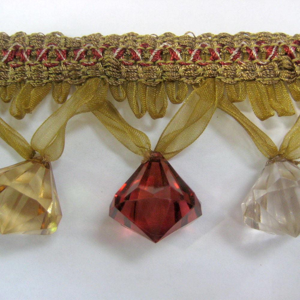 GLASS BEADED FRINGE GLASS BEADED FRINGE