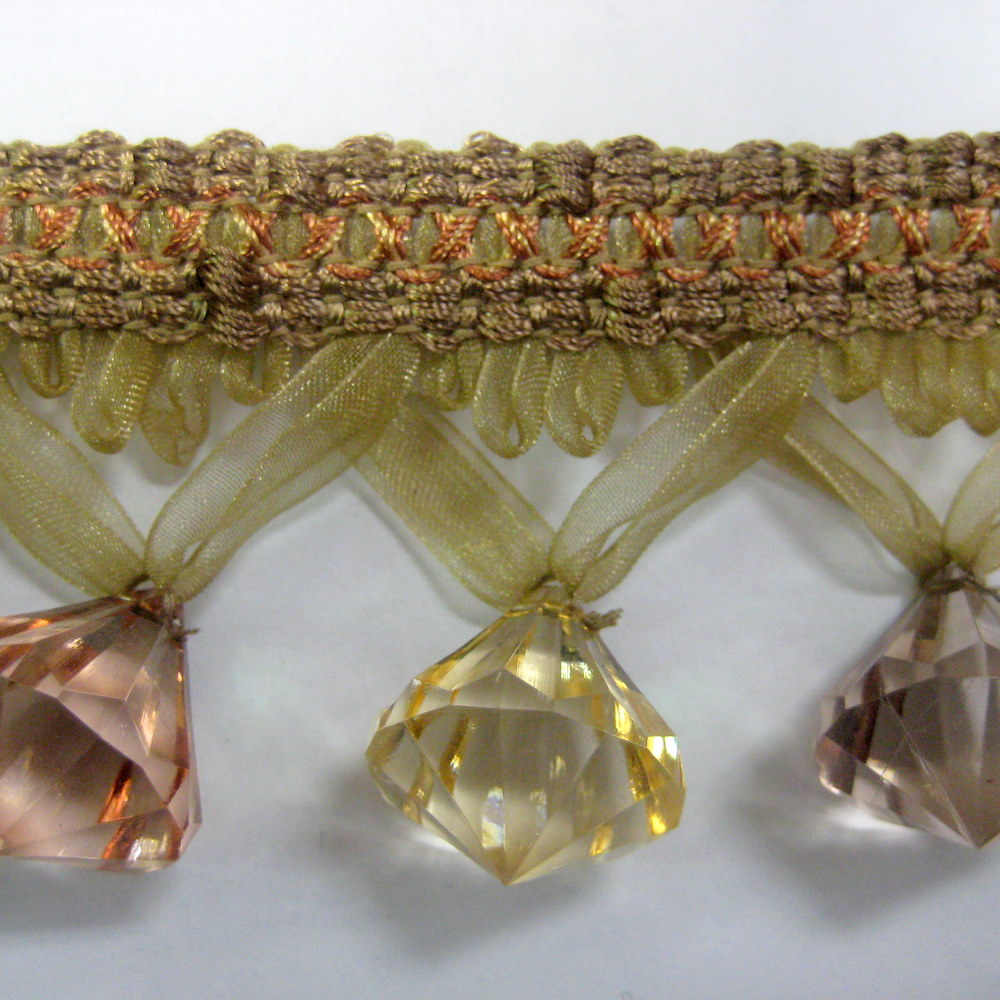 GLASS BEADED FRINGE GLASS BEADED FRINGE