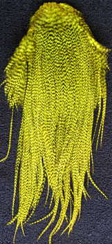 Grizzly Dyed Saddle LIME Grizzly Dyed Saddle LIME