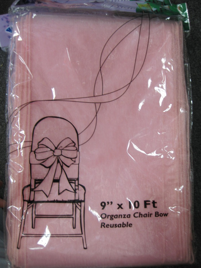 REUSABLE CHAIR BOW