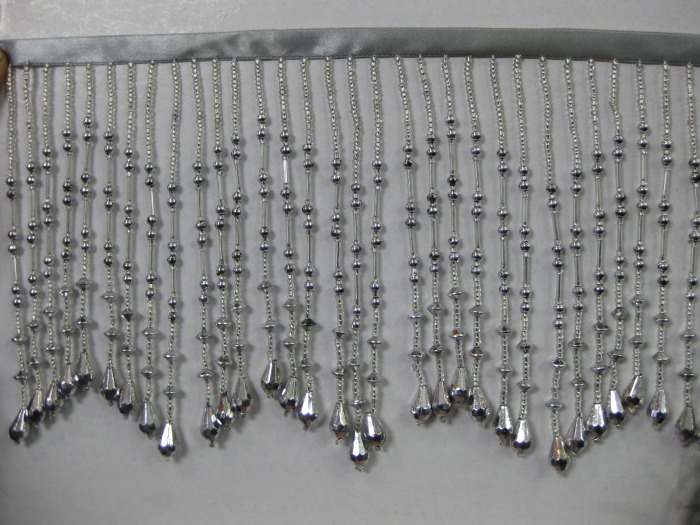 ACRYLIC BEAD4"-SILVER ACRYLIC BEAD4"-SILVER