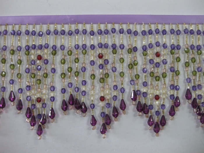 GLASS BEADED FRINGE GLASS BEADED FRINGE