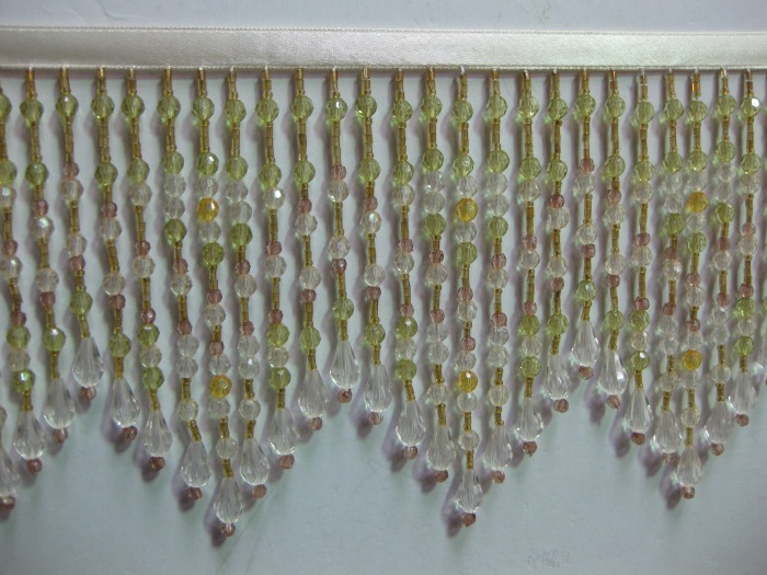 GLASS BEADED FRINGE GLASS BEADED FRINGE