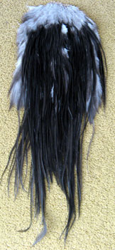 Grizzly Dyed Saddle BLACK Grizzly Dyed Saddle BLACK
