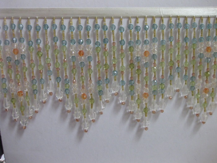 GLASS BEADED FRINGE GLASS BEADED FRINGE