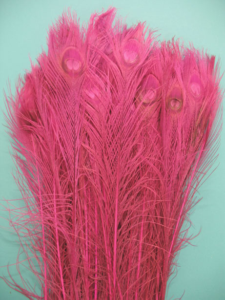 BLEACH DYED FUSHIA 35-40' PER 100