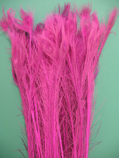 BLEACH DYED HOT PINK 35-40' PER 100