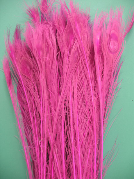 BLEACH DYED HOT PINK 35-40' PER 50