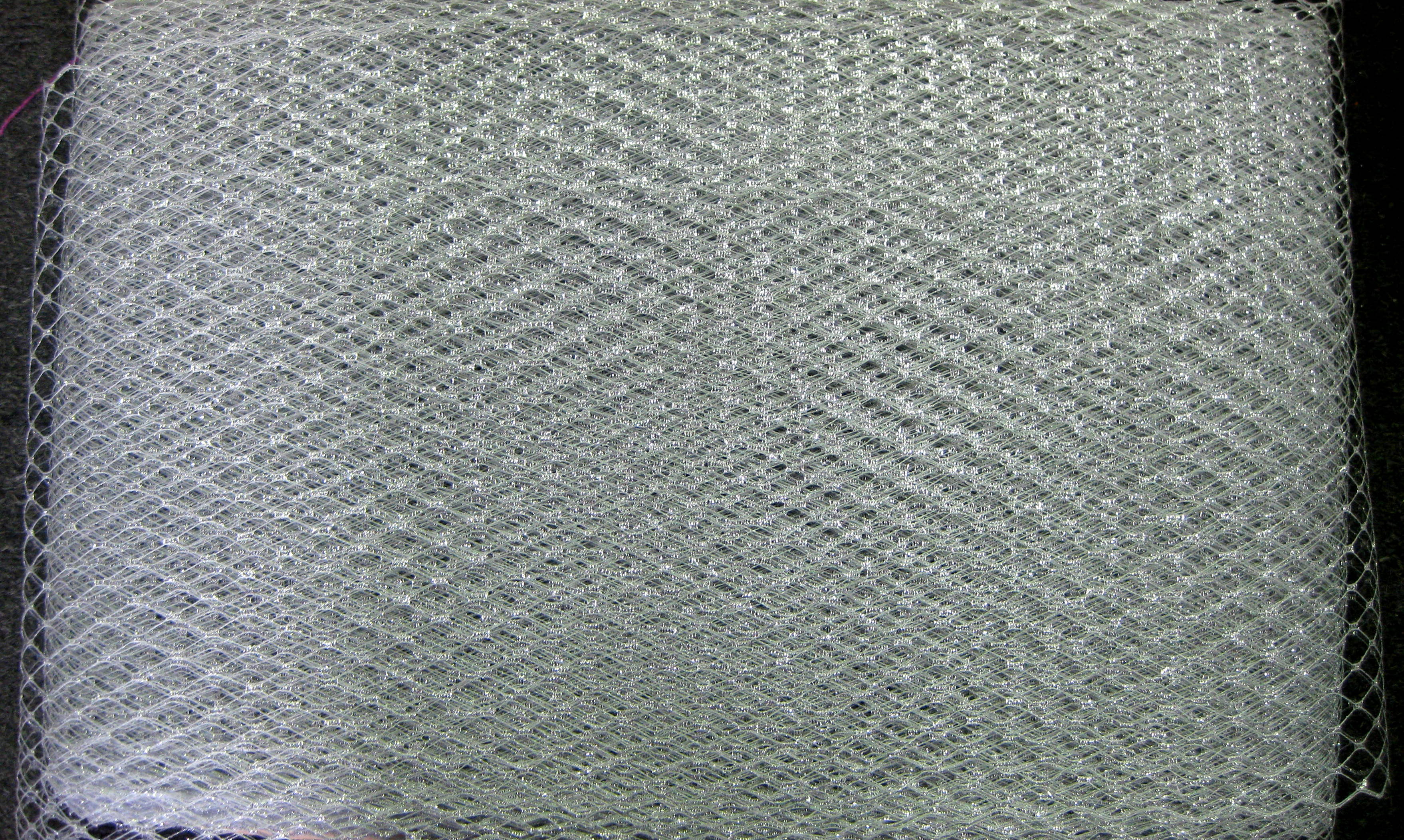 FRENCH NETTING TULLE SILVER